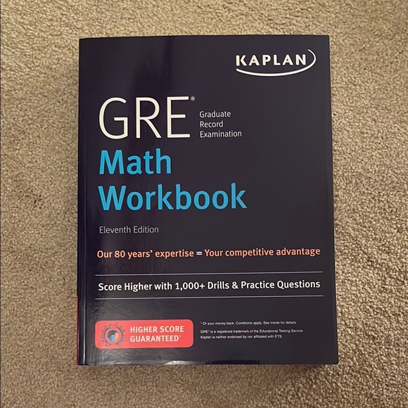 Kaplan GRE Math Workbook - Picture 1 of 2